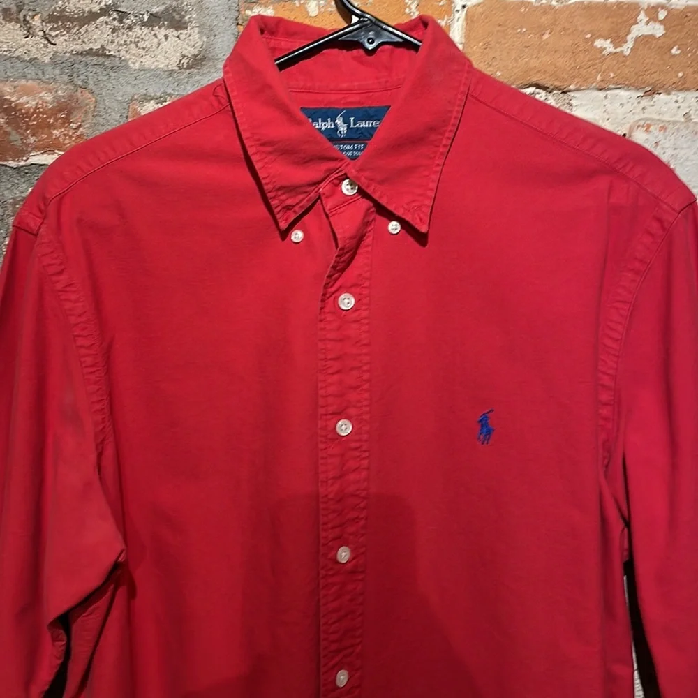 Red Button Down Ralph Lauren - Picture 2 of 4